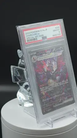 Charizard EX 349/190 Shiny Treasure EX SAR Japanese Pokemon Card SV4A PSA 10 - Image 2