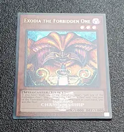 Yugioh 25LP-EN000 Exodia the Forbidden One Emblazoned Ultra Rare MINT - Image 3