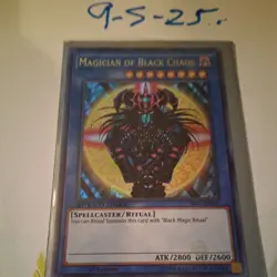 🔥 MINT***YUGIOH Magician of BlackChaosYGLD-ENC01 ULTRA RARE HOLOGRAPHIC - Image 1