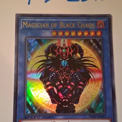 🔥 MINT***YUGIOH Magician of BlackChaosYGLD-ENC01 ULTRA RARE HOLOGRAPHIC - Image 5