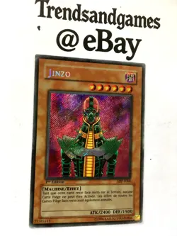 YUGIOH - JINZO - SECRET RARE - PLAYED - 1ERE EDITION - VERSION FR - SDP-F000 - Image 2