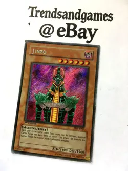 YUGIOH - JINZO - SECRET RARE - PLAYED - 1ERE EDITION - VERSION FR - SDP-F000 - Image 3