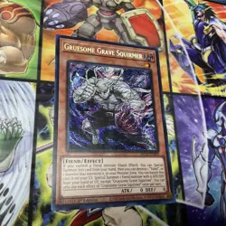 Gruesome Grave Squirmer MP25-EN065 Prismatic Secret Rare 1st Ed Yugioh - Image 3