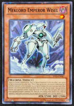 Meklord Emperor Wisel 1996 Starfoil Rare Holo Yugioh SP13-EN047 (NM) - Image 1