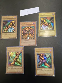 Yu-Gi-Oh Exodia Forbidden One Set, LOB, Unlimited, (1) - Image 1