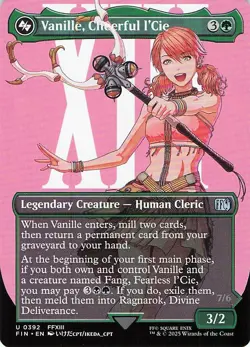 Vanille, Cheerful l'Cie (Borderless) 392-Dual Card -FINAL FANTASY - NM - Image 1