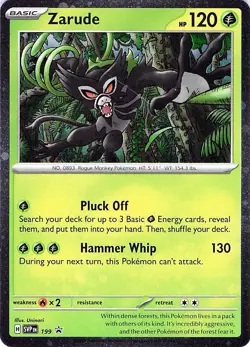 Zarude - (Cosmos Holo) 199 - HOLO - SV: Scarlet & Violet Promo Cards - MP - Image 1