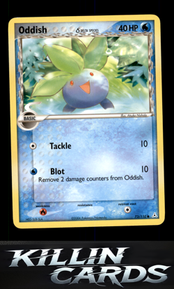 Oddish (Delta Species) 73/110 Pokemon Common Holon Phantoms Card LP - Image 1