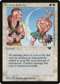 Reverse Polarity Antiquities HEAVILY PLD White Common MAGIC MTG CARD ABUGames - Image 1