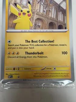 Pokemon TCG Pikachu At The Museum Promo Card Brand New Sealed - Image 3