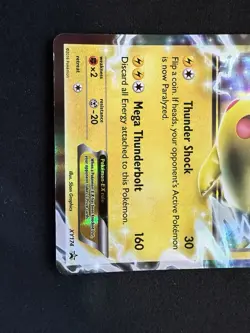 Pokemon Pikachu EX XY174 Black Star Promo 2016 Holo Card TCG - Image 2