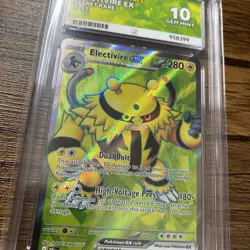 Pokemon TCG Electivire EX Destined Rivals Card 212/182 Ace 10 - Image 2