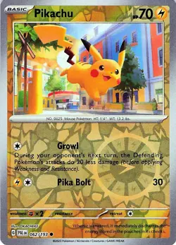 Pikachu - (Reverse Cosmos Holo) 018/091 - REVERSE HOLO - Miscellaneous Cards & - Image 1