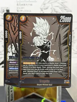 Majin Vegeta FB04-088 Alternate Art Foil Dragon Ball Super Card Game | NM - Image 2