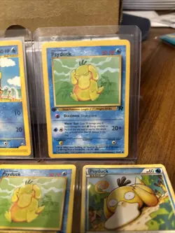 Pokemon Psyduck 104/147 Aquapolis Regular Phyduck Lot Vintage 8 Cards Total 🦆 - Image 3
