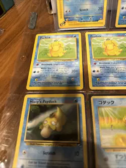 Pokemon Psyduck 104/147 Aquapolis Regular Phyduck Lot Vintage 8 Cards Total 🦆 - Image 4