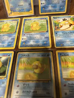 Pokemon Psyduck 104/147 Aquapolis Regular Phyduck Lot Vintage 8 Cards Total 🦆 - Image 5