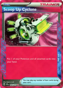 Scoop Up Cyclone ACE SPEC Rare Prize Pack Series Cards 162/167 -NM/MINT - Image 1