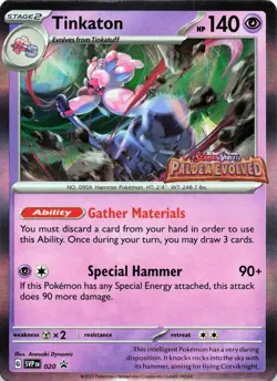 Tinkaton - (Prerelease) 020 - HOLO - SV: Scarlet & Violet Promo Cards - NM - Image 1