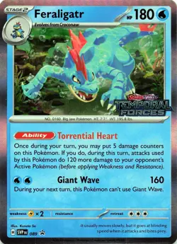 Feraligatr - (Prerelease) 089 - HOLO - SV: Scarlet & Violet Promo Cards - NM - Image 1