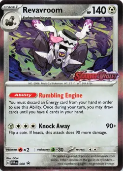 Revavroom - (Prerelease) 008 - HOLO - SV: Scarlet & Violet Promo Cards - - Image 1