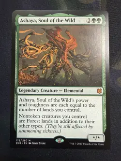 Magic the Gathering TCG - Ashaya, Soul of the Wild (Mythic Card) NM - Image 1