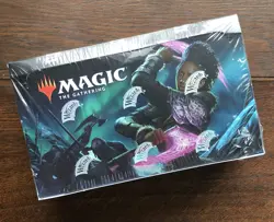 MTG Magic the Gathering Draft Booster Box Kaldheim SEALED NEW NISB (god boxU) - Image 1