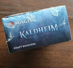 MTG Magic the Gathering Draft Booster Box Kaldheim SEALED NEW NISB (god boxU) - Image 2