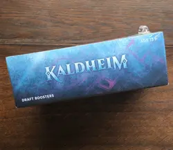 MTG Magic the Gathering Draft Booster Box Kaldheim SEALED NEW NISB (god boxU) - Image 4
