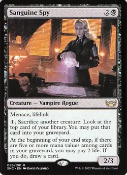 Sanguine Spy 93 -Streets of New Capenna - NM - Image 1