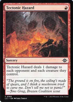Tectonic Hazard 169 -The Lost Caverns of Ixalan - NM - Image 1