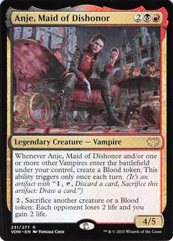 Anje, Maid of Dishonor 231 -Innistrad: Crimson Vow - NM - Image 1