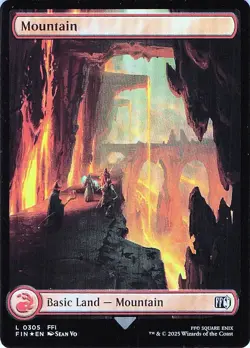 Mountain () 305 -FINAL FANTASY - HOLO - NM - Image 1