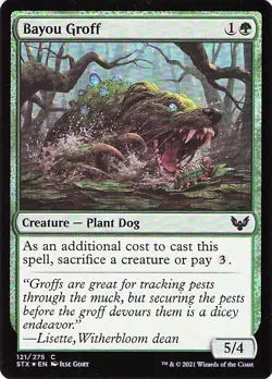 Bayou Groff 121 -Strixhaven: School of Mages - HOLO - NM - Image 1