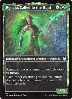 Renata, Called to the Hunt (Showcase) 267 -Theros Beyond Death - HOLO - NM - Image 1