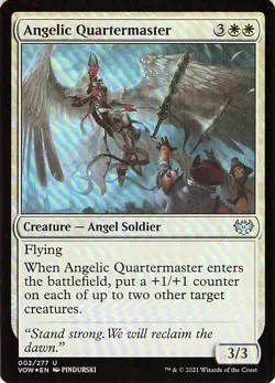Angelic Quartermaster 2 -Innistrad: Crimson Vow - HOLO - NM - Image 1