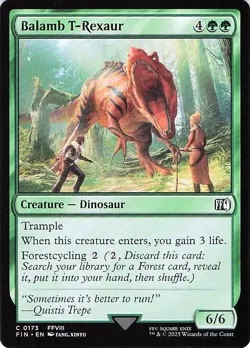 Balamb T-Rexaur 173 -FINAL FANTASY - NM - Image 1