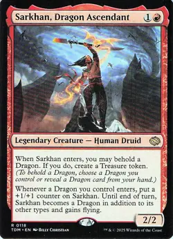 Sarkhan, Dragon Ascendant 118 -Tarkir: Dragonstorm - NM - Image 1