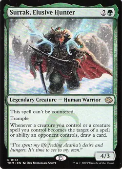 Surrak, Elusive Hunter 161 -Tarkir: Dragonstorm - NM - Image 1