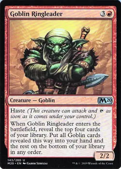 Goblin Ringleader 143 -Core Set 2020 - NM - Image 1