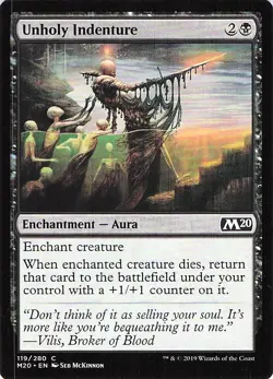 Unholy Indenture 119 -Core Set 2020 - NM - Image 1