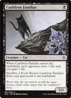 Cauldron Familiar 81 -Throne of Eldraine - NM - Image 1