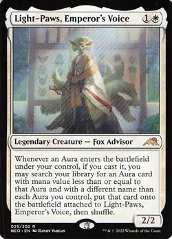 Light-Paws, Emperor's Voice 25 -Kamigawa: Neon Dynasty - NM - Image 1