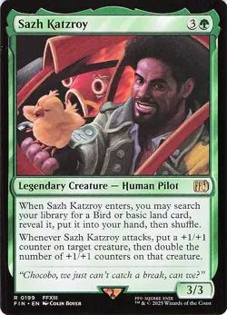 Sazh Katzroy 199 -FINAL FANTASY - NM - Image 1