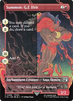 Summon: G.F. Ifrit (Borderless) 369 -FINAL FANTASY - NM - Image 1