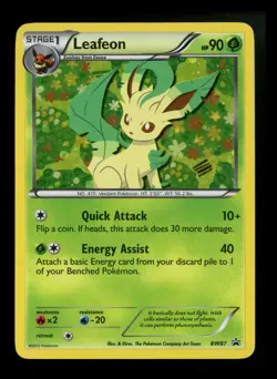 Leafeon BW87 Black Star Promo 2013 Holo Rare Pokemon Card TCG - Image 1