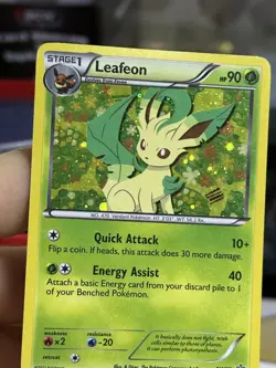 Leafeon BW87 Black Star Promo 2013 Holo Rare Pokemon Card TCG - Image 4