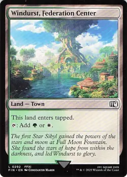 Windurst, Federation Center 292 -FINAL FANTASY - NM - Image 1