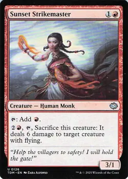Sunset Strikemaster 126 -Tarkir: Dragonstorm - NM - Image 1