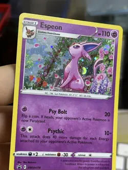 Espeon SWSH174 Black Star Promo 2021 Holo Rare Pokemon Card TCG - Image 4